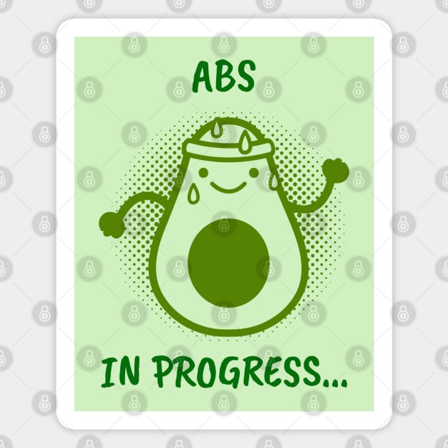 Abs in progress Magnet by Rdxart